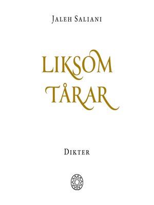 cover image of Liksom tårar